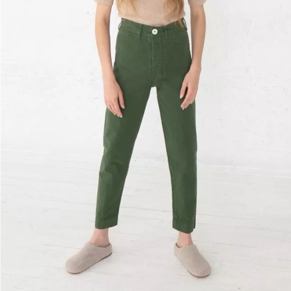 Jesse Kamm Ranger Pants size 6 olive khaki green